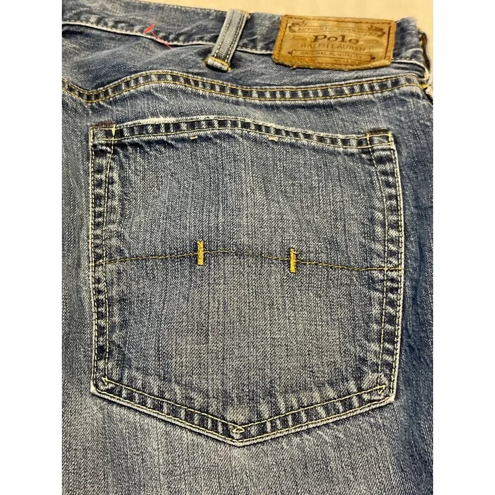 Polo Ralph Lauren Mens Authentic Dungarees Jeans Size 38x30‎ Classic Fit Denim